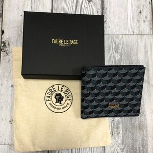 FAURE LE PAGE Triomphe Monogram Bi-Fold Wallet